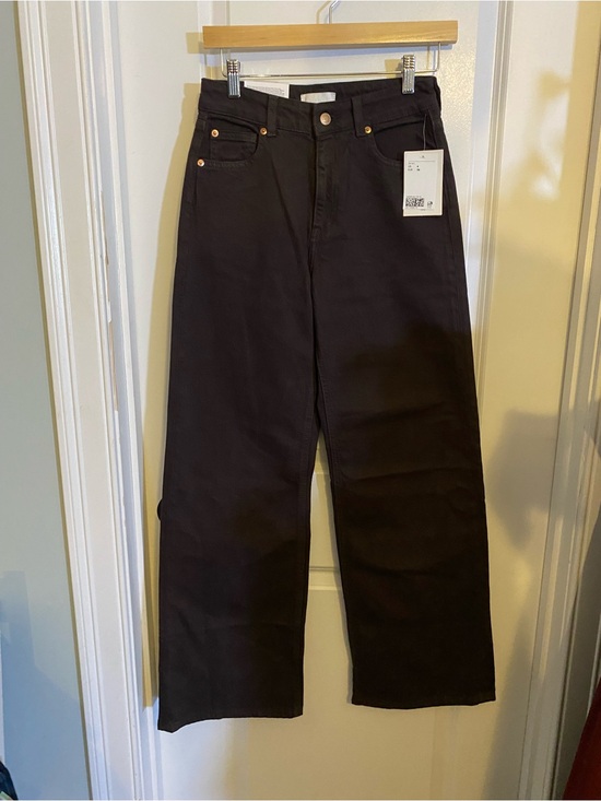 H&M Denim - NWT H&M Wide Leg High Waist Full Length Chocolate Jeans